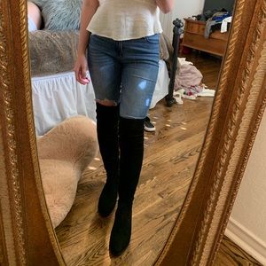 Ivanka Trump Thigh High Suede Boots